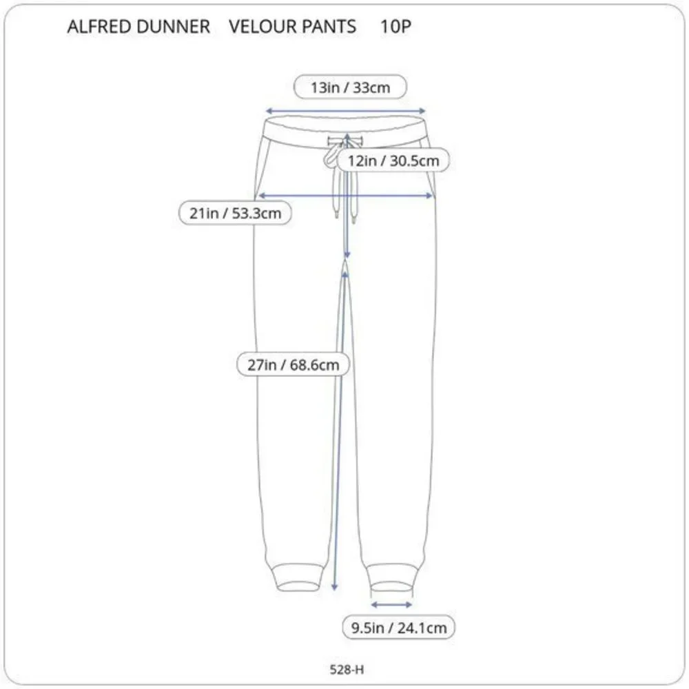 Alfred Dunner Velour Pants Brown Stretch Elastic Waist Petite 10 X 27‎ 10P